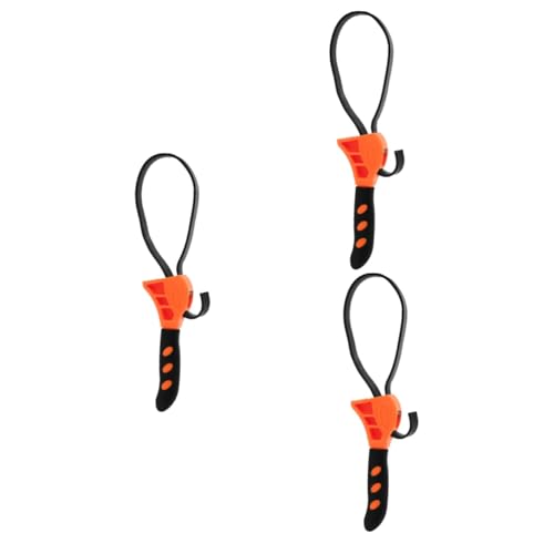 Toyvian 3 Stück Ölfilter Bandschlüssel und Flaschenöffner Verstellbares Multifunktionswerkzeug Strapazierfähiger Gummiband Werkzeug für Auto Küche und Garten Orange Toyvian 3 Stück Ölfilter Bandschlüssel und Flaschenöffner Verstellbares Multifunktionswerkzeug Strapazierfähiger Gummiband Werkzeug für Auto Küche und Garten Orange von Toyvian