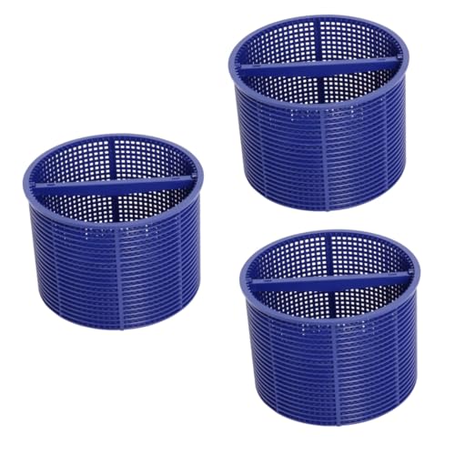 Toyvian 3 Stück Pool Filterkorb Pool-skimmerfilter Fangen Schwimmbecken-Skimmer Groß Poolkorbskimmer Sieb Skimmer-Korb Für Schwimmbecken Skimmer Körbe Poolfilterkorb-Skimmer Plastik Blue von Toyvian