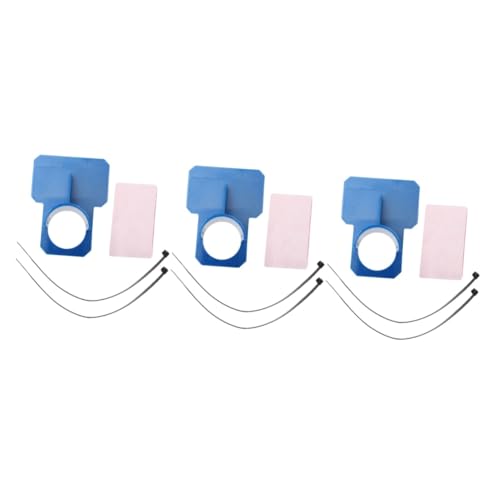 Toyvian 3 Stück Pool Rohrhalterung für Schwimmbadschläuche Robuster Halter für Garten und Poolrohre zu Installieren und Langlebig Blau für Oberirdische Pools und Pumpenanschlüsse von Toyvian