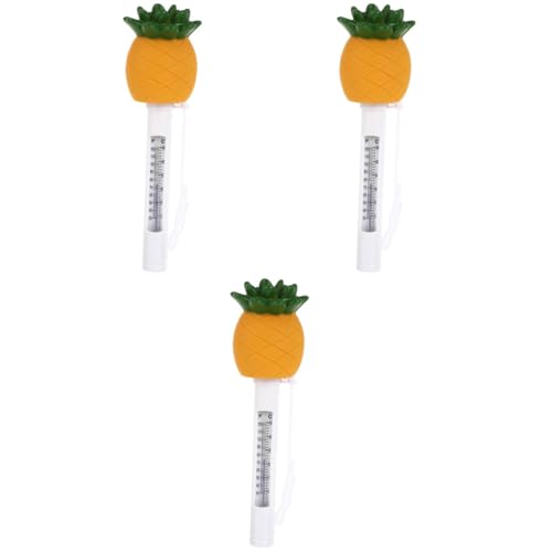 Toyvian 3 Stück Schwimmendes Poolthermometer im Ananasdesign Präzises Temperaturmessgerät für Fischbecken und Badewannen Langlebig und Kinderfreundlich Toyvian 3 Stück Schwimmendes Poolthermometer im Ananasdesign Präzises Temperaturmessgerät für Fischbecken und Badewannen Langlebig und Kinderfreundlich von Toyvian