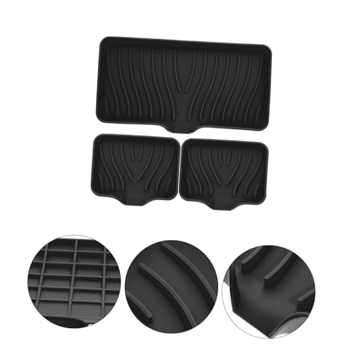 Toyvian 3 Stück Silikon Seifenschale mit Ablaufrillen Selbstentleerend Seifenhalter für Badezimmer und Küche Multifunktionale Seifenablage und Schwammhalter Schwarz Groß Klein Toyvian 3 Stück Silikon Seifenschale mit Ablaufrillen Selbstentleerend Seifenhalter für Badezimmer und Küche Multifunktionale Seifenablage und Schwammhalter Schwarz Groß Klein von Toyvian