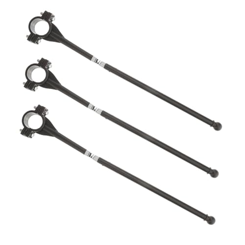 Toyvian 3 Stück Teiliges Fahrrad Flaggenhalter Fiberglas Verstellbare Windfeste Fahnenstangen für Mountainbikes Robuste Halterung zur Fahnenbefestigung Am Lenker Erhöht Sichtbarkeit und von Toyvian
