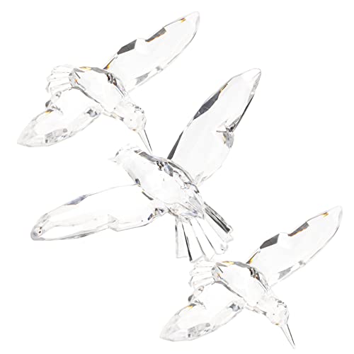 Toyvian 3 Stück Teiliges Fliegende Vogelanhänger Acryl für Decken und Gartendekoration Kreative Vogelornamente für und Partys Sicher und Natürlich für Fenster und Korridore von Toyvian