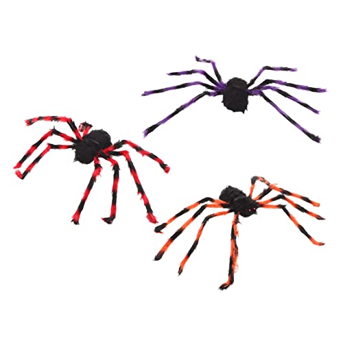 Toyvian 3 Stück Teiliges Halloween Deko Haarige Riesen Spinnen Orange Rot Lila Realistische Gruselige Party Requisiten für Innen Außen Spukhaus Dekoration Toyvian 3 Stück Teiliges Halloween Deko Haarige Riesen Spinnen Orange Rot Lila Realistische Gruselige Party Requisiten für Innen Außen Spukhaus Dekoration von Toyvian