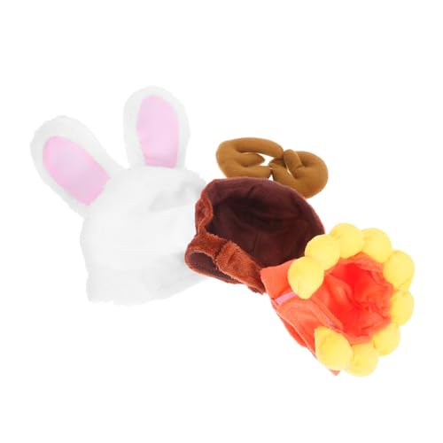 Toyvian 3 Stück Teiliges Haustier Hüte mit Hasenohren Hirschgeweih und Sonnenblume Verstellbare Kopfbedeckungen für Kleine Hunde und Katzen Sanftes Polyester Komfortables Party-zubehör für Toyvian 3 Stück Teiliges Haustier Hüte mit Hasenohren Hirschgeweih und Sonnenblume Verstellbare Kopfbedeckungen für Kleine Hunde und Katzen Sanftes Polyester Komfortables Party-zubehör für von Toyvian