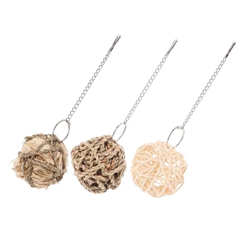 Toyvian 3 Stück Teiliges Papageienspielzeug Set Rattan Kauspielzeug für Vögel Interaktive Unterhaltungsoption für Papageien Hamster und Kaninchen Installieren und Wiederverwendbar Toyvian 3 Stück Teiliges Papageienspielzeug Set Rattan Kauspielzeug für Vögel Interaktive Unterhaltungsoption für Papageien Hamster und Kaninchen Installieren und Wiederverwendbar von Toyvian