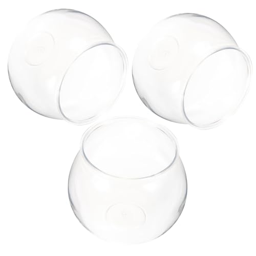 Toyvian 3 Stück Teiliges Runder Transparenter Fischbehälter aus Bruchsicherem Kunststoff Kleines Aquarium für Desktop Dekoration Stilvoller Lebender Fischtank für Büro und Zuhause Toyvian 3 Stück Teiliges Runder Transparenter Fischbehälter aus Bruchsicherem Kunststoff Kleines Aquarium für Desktop Dekoration Stilvoller Lebender Fischtank für Büro und Zuhause von Toyvian