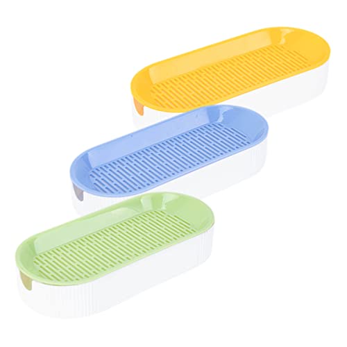 Toyvian 3 Stück Teiliges Set Katzenminze Pflanzer Praktische Hydroponische Katzengrasbox für Zuhause Kreative Anbaubox mit Großem Wassertank für Balkon und Innenbereich und Langlebig für von Toyvian
