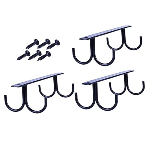 Toyvian 3 Stück Weinglashalter aus Hochwertigem Eisen Praktisches Hängendes Cup Storage Rack mit Haken Sicher und Handfreundlich für Küche Bar Hotel Platzsparend und Langlebig Toyvian 3 Stück Weinglashalter aus Hochwertigem Eisen Praktisches Hängendes Cup Storage Rack mit Haken Sicher und Handfreundlich für Küche Bar Hotel Platzsparend und Langlebig von Toyvian