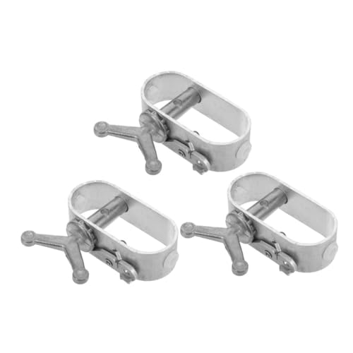 Toyvian 3 Stück Winterabdeckung Seilwinde drahtspanner Schwimmbeckenabdeckung Winde Drahtseil crimpen Poolabdeckung Draht und Winde Pool-Seilwinde Mini-Winde Drahtseil -Kit a3 Stahl Silver von Toyvian