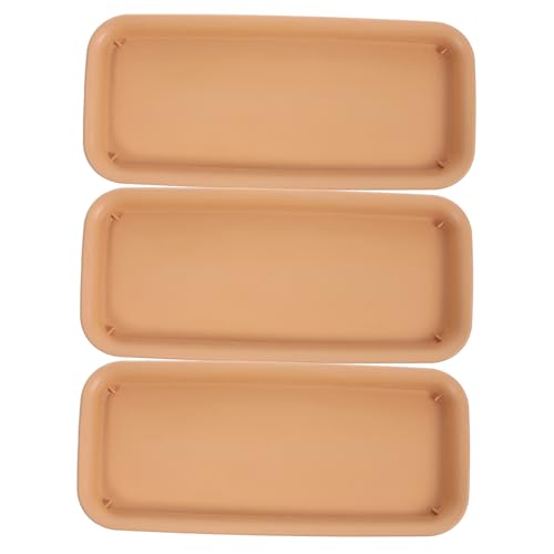 Toyvian 3 Teiliges Blumentopftablett Topf Drainagetablett Gartentablett Rechteckiger Untersetzer Gartenpflanze Pflanzgefäß Tropfschalen Wasserauffangschale Rechteckiger Toyvian 3 Teiliges Blumentopftablett Topf Drainagetablett Gartentablett Rechteckiger Untersetzer Gartenpflanze Pflanzgefäß Tropfschalen Wasserauffangschale Rechteckiger von Toyvian