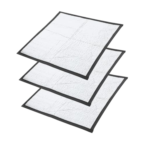 Toyvian 3 Teiliges Heizkissen Reflektierende Folie Reptilien Wärmematte Eidechsen Wärmekissen Terrarium Pad Reptilien Wärmematte Wasserdichtes Wärmekissen Tank von Toyvian