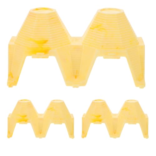 Toyvian 3-teiliges Reptilien-Verstecktablett – kleines Amphibien-Feuchthöhlen-Versteck – Grillen-Lebensraum-Dekoration, Gecko-Unterschlupf für Terrarium-Dekoration Toyvian 3-teiliges Reptilien-Verstecktablett – kleines Amphibien-Feuchthöhlen-Versteck – Grillen-Lebensraum-Dekoration, Gecko-Unterschlupf für Terrarium-Dekoration von Toyvian