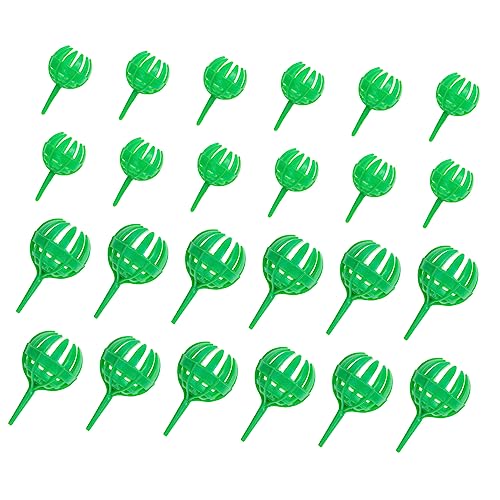 Toyvian 30 Stück Düngerkiste Gartenzubehör Dünger anpflanzen Mini-Pflanzdüngerkörbe Düngekörbchen aus Kunststoff gärtner versorgung Gartenbedarf Bepflanzung Düngebehälter pp Grün von Toyvian