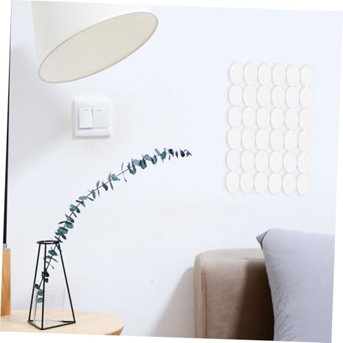 Toyvian 30 Stück Teiliges DIY Spiegelaufkleber aus Acryl Ovale Mini Spiegel für Wanddeko und Kreative Bastelarbeiten Selbstklebend Modernes Design für Wohnzimmer Schlafzimmer und von Toyvian