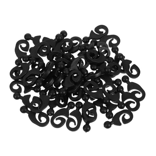Toyvian 30 Stück Teiliges Universelle Kunststoff Haken für Gartenpavillon Vorhänge Sanftes Finish Einfache Geeignet für Zelte und Sonnenschutz Schwarz für Camping und Außenbereich Toyvian 30 Stück Teiliges Universelle Kunststoff Haken für Gartenpavillon Vorhänge Sanftes Finish Einfache Geeignet für Zelte und Sonnenschutz Schwarz für Camping und Außenbereich von Toyvian