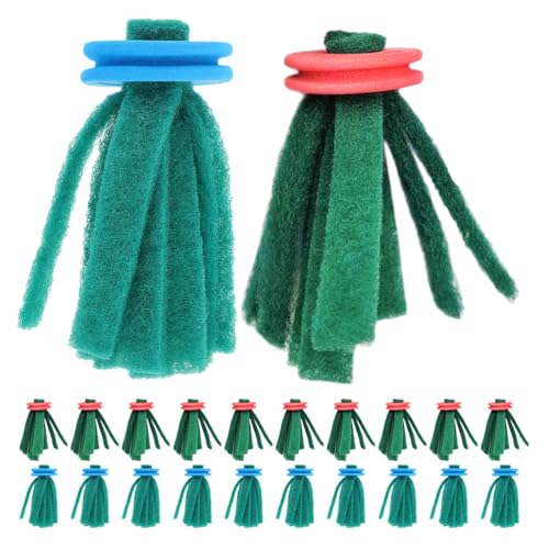 Toyvian 30-teiliger Mopp für die Zucht von Aquarienfischen: Schwimmendes Werkzeug zum Ablegen von Eiern zum Laichen – weicher Eiersammler für Aquarien und die Aquarienzucht von Toyvian