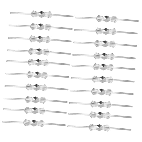 Toyvian 300 Stück Kronleuchterteile Bastelzubehör Kleiner Prismenstift Kronleuchter Befestigungsstift Kronleuchter Metallclips Fliegenclips Kronleuchter Clips Kronleuchter von Toyvian