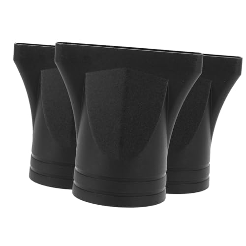 Toyvian 3Stücke Haartrockner Düsen Schwarzer Diffusor für Glattes Gesundes Haar Kräuselungen Kompatibel mit Standard Föhns Friseurwerkzeug Toyvian 3Stücke Haartrockner Düsen Schwarzer Diffusor für Glattes Gesundes Haar Kräuselungen Kompatibel mit Standard Föhns Friseurwerkzeug von Toyvian
