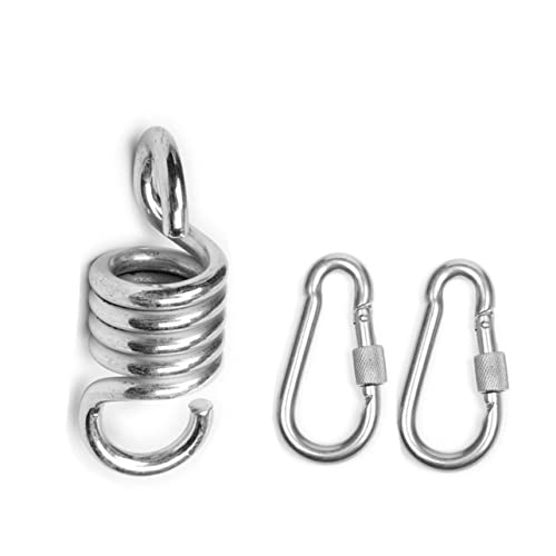 Toyvian 4 STÜCKE Teiliges Hängesessel Zubehör Edelstahl mit Federers Drehbarem Haken und Karabinern Belastbare Hängestuhl Hardware für Schaukel Hängematte Sandsack und Outdoor Hängesessel Toyvian 4 STÜCKE Teiliges Hängesessel Zubehör Edelstahl mit Federers Drehbarem Haken und Karabinern Belastbare Hängestuhl Hardware für Schaukel Hängematte Sandsack und Outdoor Hängesessel von Toyvian