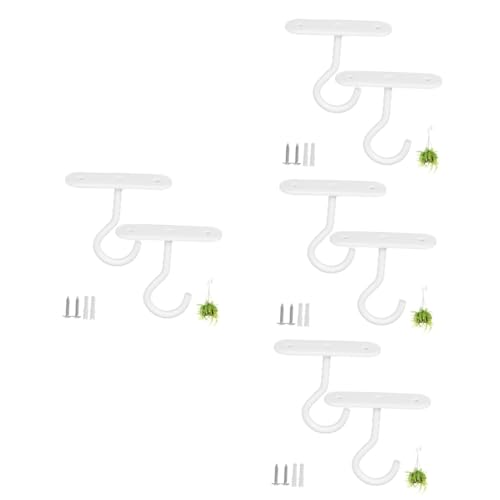 Toyvian 4 Sätze Deckenhaken Für Pflanzen Robuste Wandhaken Für Laternen Windspiele Und Blumentöpfe Einfache Installation Hohe Tragfähigkeit Oberfläche 2 Stücke * 4 Toyvian 4 Sätze Deckenhaken Für Pflanzen Robuste Wandhaken Für Laternen Windspiele Und Blumentöpfe Einfache Installation Hohe Tragfähigkeit Oberfläche 2 Stücke * 4 von Toyvian