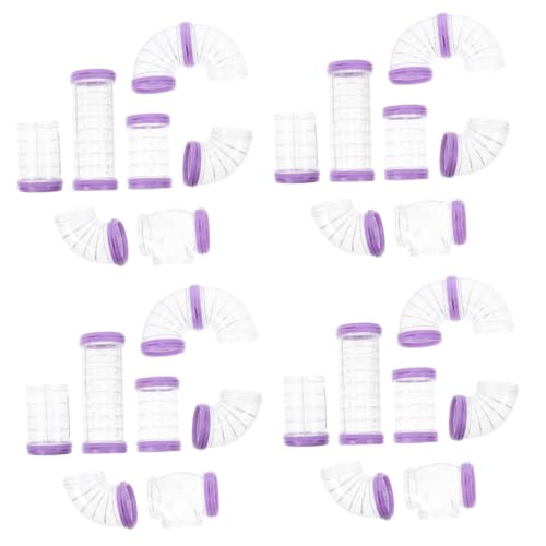 Toyvian 4 Sätze Hamster Tunnel Teilig DIY Röhren für Hamster und Kleintiere Robustes Zubehör für Hamsterkäfig Fördert Bewegung und Erkundung Passend für Zwerghamster Mäuse Meerschweinchen Toyvian 4 Sätze Hamster Tunnel Teilig DIY Röhren für Hamster und Kleintiere Robustes Zubehör für Hamsterkäfig Fördert Bewegung und Erkundung Passend für Zwerghamster Mäuse Meerschweinchen von Toyvian