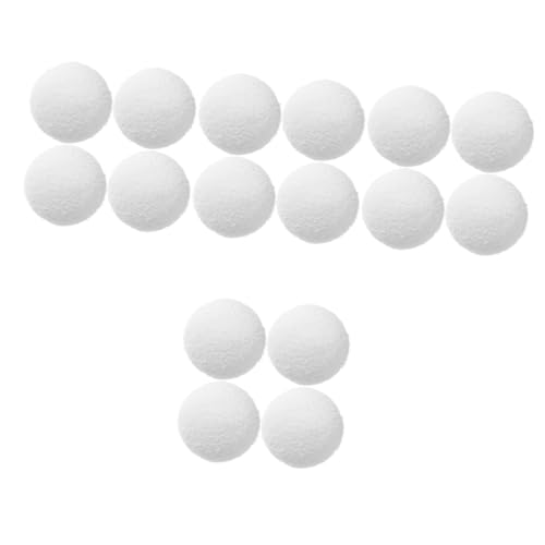 Toyvian 4 Sätze Ölabsorbierender Schwammball Eliminierungsschwamm Pool Schwamm Reinigungsschwimmbadbälle Aquarium Zubehör Fischtank Sandfilter Austauschbare Pool Filterbälle 4 Stück * 4 von Toyvian