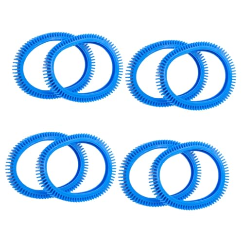 Toyvian 4 Sätze Poolreinigung Zubehörteile Für Poolreinigungsmaschinen Robuste Langlebige Reifen Für Effektive Und Einfachen Austausch Für Pooltypen 2 Stück * 4 von Toyvian