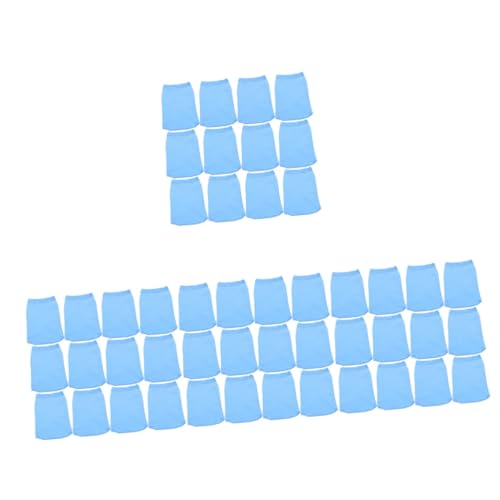 Toyvian 4 Sätze Schwimmbadfilterfolien Poolreinigungsset Skimmer Filtersocken Poolsiebnetz Poolskimmersocke Poolfilter Poolreinigung Filtersocken Taschen Zubehör Blau 25 Stück * 4 von Toyvian