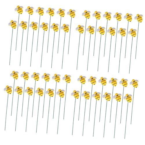 Toyvian 4 Sätze Teiliges Bienen Gartenstecker Set Kunststoff Dekorative Gartenpfähle Für Blumenbeete Langlebige Und Wetterfeste Bienen Deko Für Garten Und Blumentöpfe 20 Stück * 4 von Toyvian