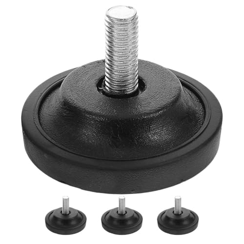 Toyvian 4 Stück Anti-Rutsch-Nivellierpads für Laufband und Möbel, robuster Möbelstabilisator für unebene Böden, Heim-Fitnessstudio und Esstische, schwarz Toyvian 4 Stück Anti-Rutsch-Nivellierpads für Laufband und Möbel, robuster Möbelstabilisator für unebene Böden, Heim-Fitnessstudio und Esstische, schwarz von Toyvian