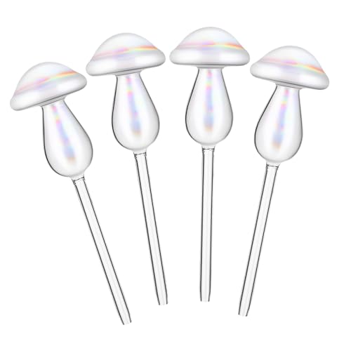 Toyvian 4 Stück Automatisches Bewässerungssystem Pilzförmige Gartenbewässerungskugeln Selbstbewässernde Pflanzstäbe für Topfpflanzen und Gartenpflanzen mit Kontinuierlicher Toyvian 4 Stück Automatisches Bewässerungssystem Pilzförmige Gartenbewässerungskugeln Selbstbewässernde Pflanzstäbe für Topfpflanzen und Gartenpflanzen mit Kontinuierlicher von Toyvian