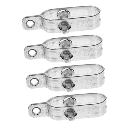 Toyvian 4 Stück Drahtseilspanner Stahldrahtspanner Schwerer Spanner Hardware-Spanner Hochleistungs-Kabelspanner Zaunspanner aus Metall Zaundrahtspanner Stahlseilspanner Gießen Silver von Toyvian