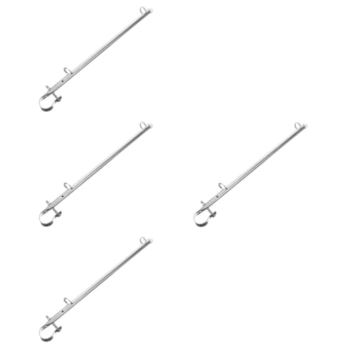 Toyvian 4 Stück Fahnenmast für Boote Universeller Yacht Flaggenmast Rostfrei Leicht zu Montieren Geeignet für Verschiedene Flaggen und Dekorative Gegenstände von Toyvian