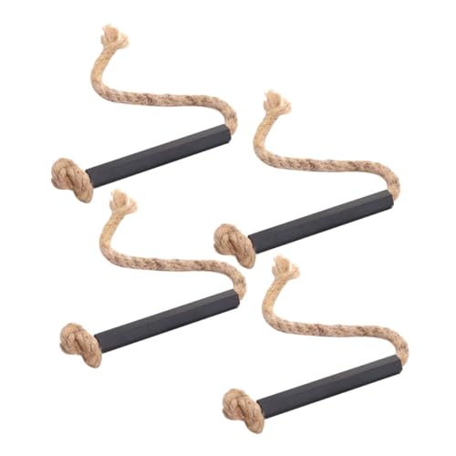 Toyvian 4 Stück Feueranzünder Kabel Leichtes Camping Tragbar Wasserdicht Praktische Feuerseile Professionelles Flachsseil Zündgerät Überlebens Feueranzünder Feuer Flachsseil von Toyvian