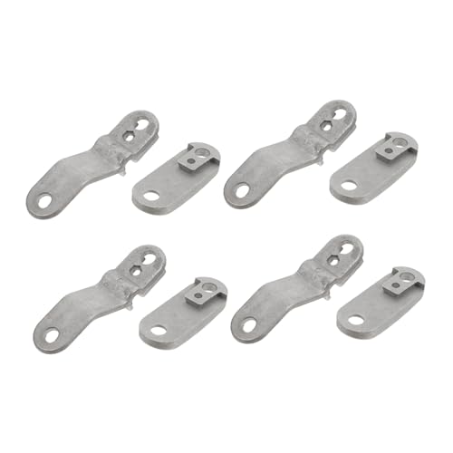 Toyvian 4 Stück Gewächshaus Entlüftungsclips Gewächshausbeschläge Klemmen Gartennetz Clip Gartengewächshaus Stiftclip Gewächshausklemme Aluminiumlegierung von Toyvian