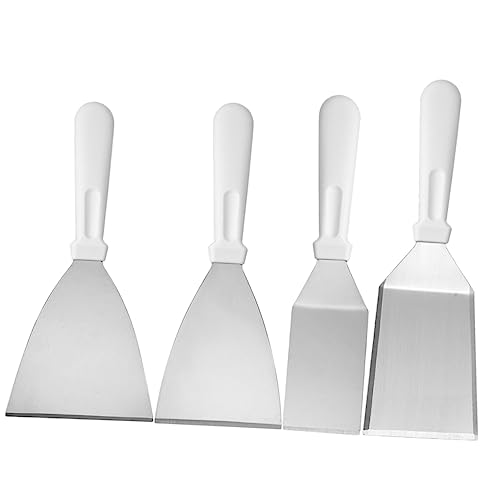 Toyvian 4 Stück Hitzebeständiger Steakspatel Spatelstahl Braten Grillspatel Drehen Für Stahlspatel Universal- Schaufel Bratspatel Rostfrei Küchensteakspatel Burgerspatel Aus Metall Weiß Pp Toyvian 4 Stück Hitzebeständiger Steakspatel Spatelstahl Braten Grillspatel Drehen Für Stahlspatel Universal- Schaufel Bratspatel Rostfrei Küchensteakspatel Burgerspatel Aus Metall Weiß Pp von Toyvian