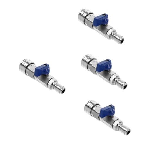 Toyvian 4 Stück Hochdruckreiniger Kugelhahn für Reinigungsmaschinen Vielseitig Einsetzbar Autowaschanlagen Garten und Haushalt Toyvian 4 Stück Hochdruckreiniger Kugelhahn für Reinigungsmaschinen Vielseitig Einsetzbar Autowaschanlagen Garten und Haushalt von Toyvian