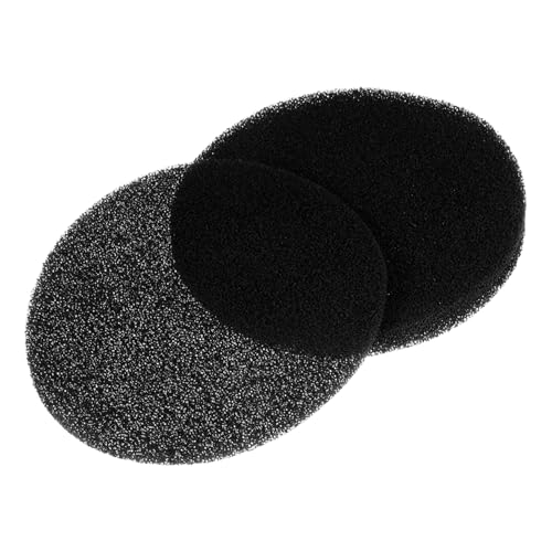 Toyvian 4 Stück Mülleimer Kompostbehälter Filter Kompostbehälter Teile Kompostbehälter Ersatz Kohlepads Kompostbehälter Aktivkohlescheiben Ersatz Kohlepads Schwamm Schwarz von Toyvian