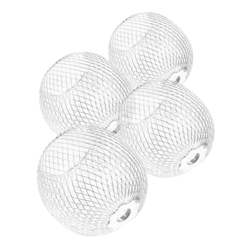 Toyvian 4 Stück Pendelleuchten Lampenschirm Metall Runde Lampenschirme mit Hohlem Design für Esszimmer Gemütliche Installieren Warten von Toyvian