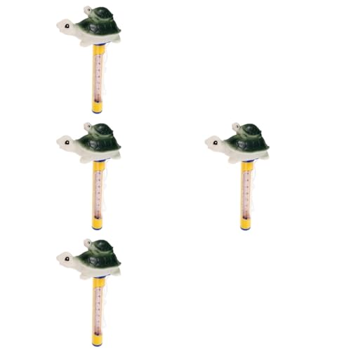 Toyvian 4 Stück Poolthermometer Schildkröte Schwimmendes Wasserthermometer für Außen mit Klarer Temperaturanzeige Celsius Fahrenheit für Schwimmbad Badewanne Teich Toyvian 4 Stück Poolthermometer Schildkröte Schwimmendes Wasserthermometer für Außen mit Klarer Temperaturanzeige Celsius Fahrenheit für Schwimmbad Badewanne Teich von Toyvian