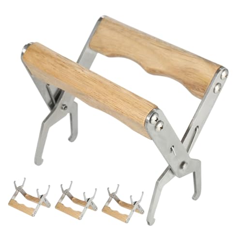 Toyvian 4 Stück Teiliges Edelstahl Wabengriff mit Ergonomischem Holzgriff Schonend für Bienen Langlebiges Rahmenhalter-Werkzeug für Standardisierte Bienenstockrahmen Toyvian 4 Stück Teiliges Edelstahl Wabengriff mit Ergonomischem Holzgriff Schonend für Bienen Langlebiges Rahmenhalter-Werkzeug für Standardisierte Bienenstockrahmen von Toyvian