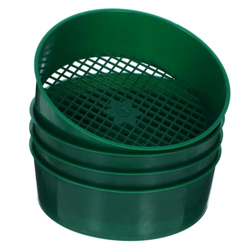 Toyvian 4 Stück Teiliges Gartensieb aus Robustem Rundes Hand Erdsieb mit Feinem Maschennetz für Effektives von Erde und Kies Vielseitiges Pflanzwerkzeug für Garten und Bonsai Einfach zu Toyvian 4 Stück Teiliges Gartensieb aus Robustem Rundes Hand Erdsieb mit Feinem Maschennetz für Effektives von Erde und Kies Vielseitiges Pflanzwerkzeug für Garten und Bonsai Einfach zu von Toyvian