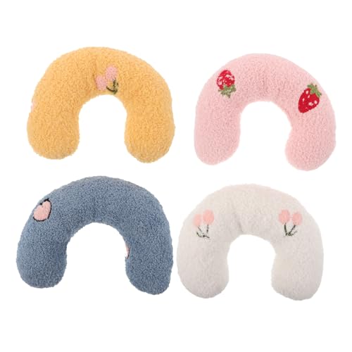 Toyvian 4 Stück Teiliges Katzenkissen Gefüllt mit Baumwolle Kuscheliges U Förmiges Nackenkissen für Beruhigendes Schlafen und Klein und Tragbar für Drinnen und Unterwegs Farblich Sortiert Toyvian 4 Stück Teiliges Katzenkissen Gefüllt mit Baumwolle Kuscheliges U Förmiges Nackenkissen für Beruhigendes Schlafen und Klein und Tragbar für Drinnen und Unterwegs Farblich Sortiert von Toyvian