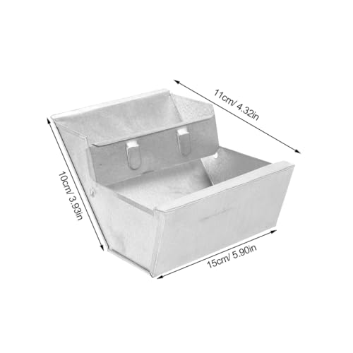 Toyvian 4stücke Metall-Kaninchen-futterspender Für Kleintiere Frettchen-futterspender Geflügeleimer Hängender Für Meerschweinchen Hühner Chinchillas Kleine Haustiere Innen Und Außen von Toyvian