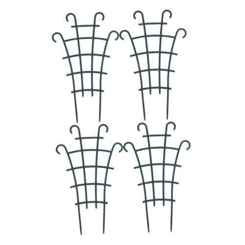 Toyvian 4 Stück Teiliges Pflanzenklettergestell aus Robustem Kunststoff Stabiles Rankgitter für Topfpflanzen Einfach zu Montierendes Pflanzengestell Wiederverwendbares Klettergerüst für von Toyvian