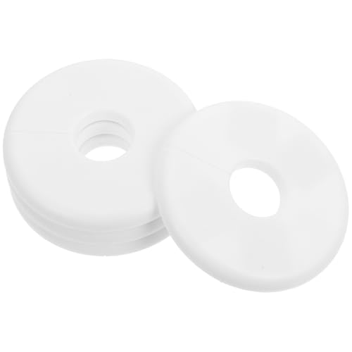 Toyvian 4 Stück Teiliges Poolleiter Abdeckplatten aus Runde Schutzabdeckungen für Handlaufrohre Langlebig und Wiederverwendbar Einfache ohne Werkzeug Passend für Innen und Außenpools von Toyvian