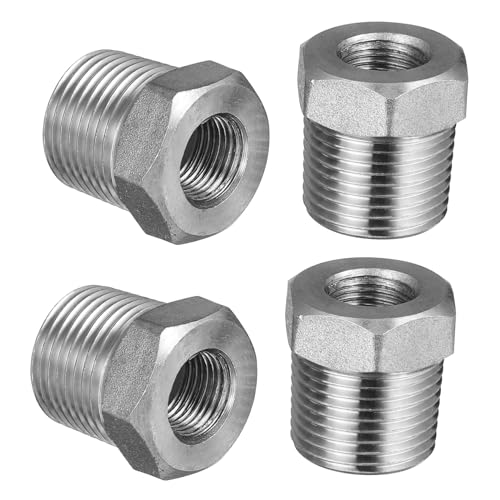 Toyvian 4 Stück Teiliges Schlauchadapter mit Gewinde Vielseitiger Rohrverbinder für Küchen und Badarmaturen Kompatibel mit Spülmaschinen Wasserhähnen Wassererhitzern Einfache Installation von Toyvian