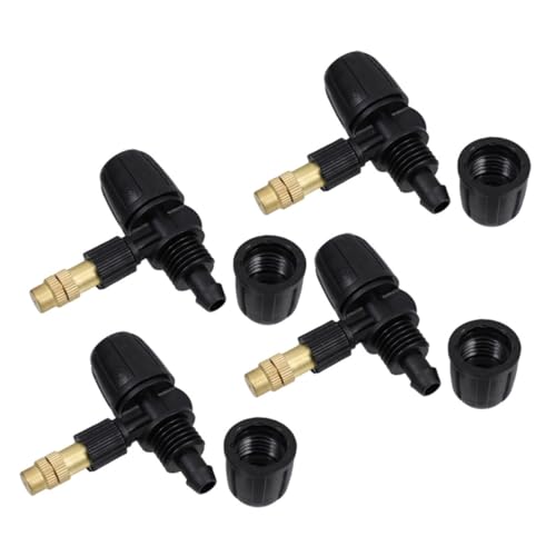 Toyvian 4 Stück Teiliges Tropf Düse mit Verstellbarem Wasserfluss Feiner Nebel Sprühkopf für Garten Gewächshaus und Rasenbewässerung Tropfsicher und Leicht Austauschbar Effiziente Kühlung Toyvian 4 Stück Teiliges Tropf Düse mit Verstellbarem Wasserfluss Feiner Nebel Sprühkopf für Garten Gewächshaus und Rasenbewässerung Tropfsicher und Leicht Austauschbar Effiziente Kühlung von Toyvian