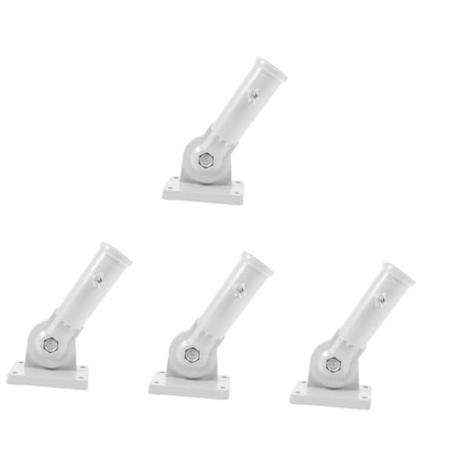 Toyvian 4 Stück Wandmontierter Fahnenmast Halter Einstellbarer Metall Fahnenhalter für Flaggen Stabiler und Langlebiger Flaggenständer für und Außendekoration für Verschiedene von Toyvian
